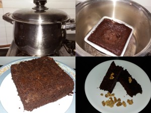 Eggless brownie without oven 