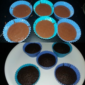 Eggless chocolate muffin
