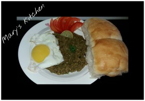 Mutton kheema in green masala recipe 
