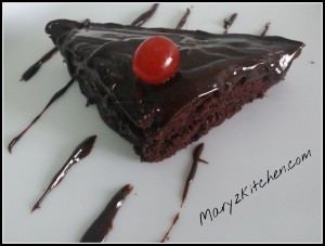eggless moist chocolate cake