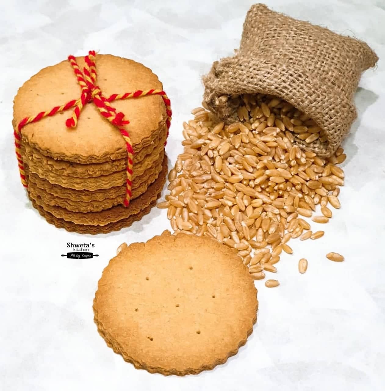 Wheat Flour Biscuits Kanik Biscuit No Maida No Baking Soda Mary S Kitchen