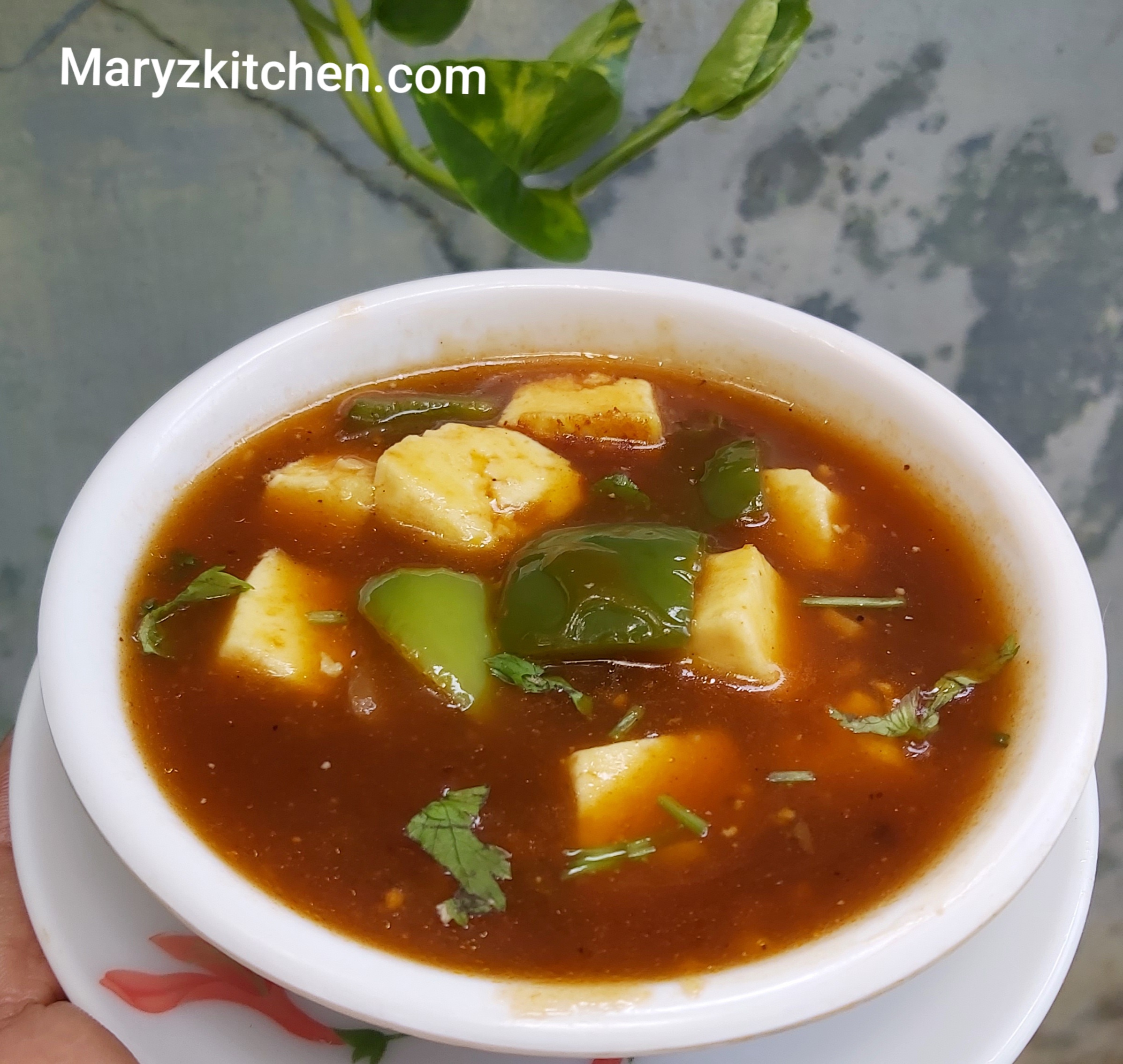 EASY AND SIMPLE PANEER CHILLI GRAVY - Mary's Kitchen