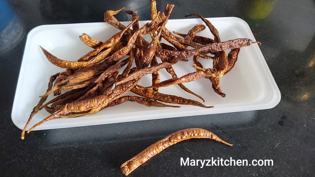 Sun dried gavar recipe - Mary's Kitchen