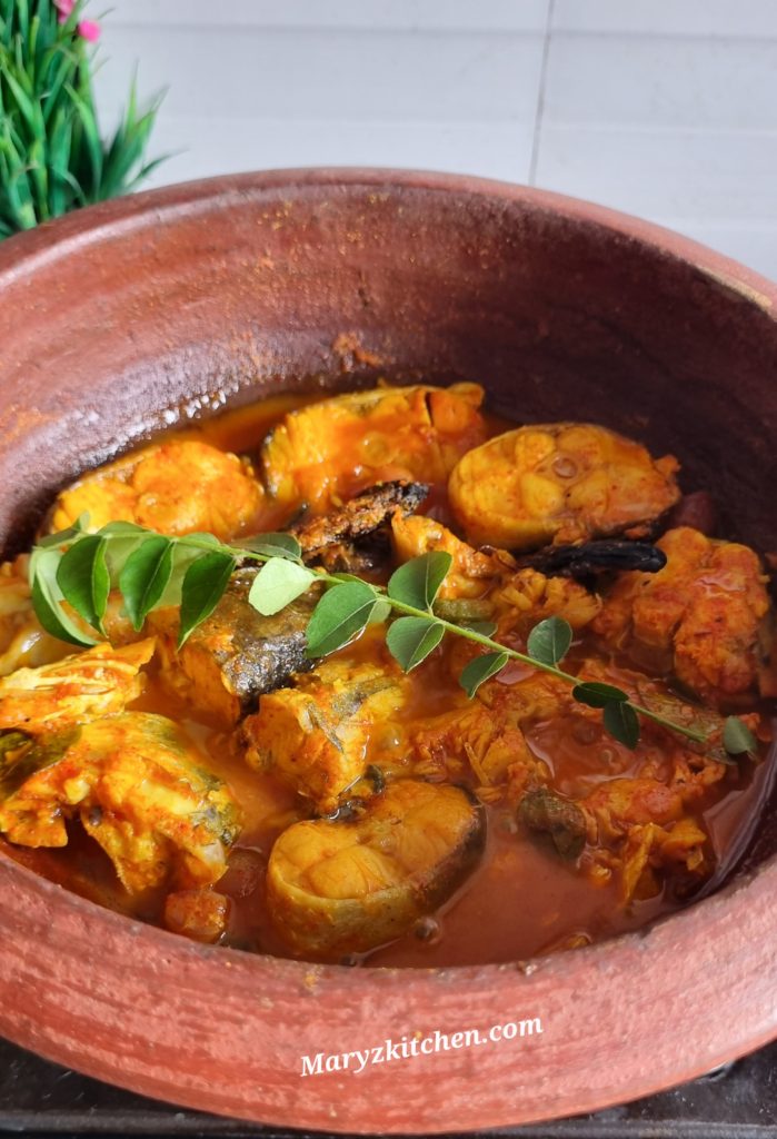 KERALA VILLAGE STYLE FISH CURRY WITHOUT COCONUT - Mary's Kitchen
